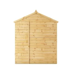 Waltons 10' X 6' Outdoor Repositionable Windowless Garden Shiplap Tongue & Groove Garden Storage Shed -Garden Central Sales Store SI 001 003 0165 10x6 Dip Treated Shiplap Reverse Apex Left