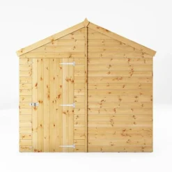Waltons 10' X 8' Outdoor Tongue & Groove Repositionable Garden Shiplap Storage Shed -Garden Central Sales Store SI 001 003 0166 10x8 Dip Treated Shiplap Apex Front
