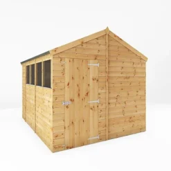 Waltons 10' X 8' Outdoor Tongue & Groove Repositionable Garden Shiplap Storage Shed -Garden Central Sales Store SI 001 003 0166 10x8 Dip Treated Shiplap Apex MainDC