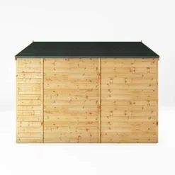 Waltons 10' X 8' Outdoor Tongue & Groove Repositionable Garden Windowless Shiplap Storage Shed -Garden Central Sales Store SI 001 003 0167 10x8 Dip Treated Shiplap Apex Left