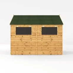 Waltons 10' X 10' Premium Shiplap Apex Roof Garden Workshop Shed -Garden Central Sales Store SI 001 004 0095 10x10 Shiplap TG Workshop Studio Left20Studio