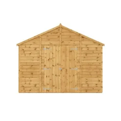 Waltons 12' X 10' Premium Shiplap Apex Workshop -Garden Central Sales Store SI 001 004 0096 12x10 Shiplap TG Workshop Studio Front20No20BW