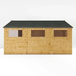 Waltons 15' X 10' Premium Shiplap Apex Workshop -Garden Central Sales Store SI 001 004 0098 15x10 Premium Shiplap Apex Workshop Left