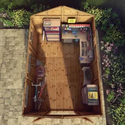 Waltons 15' X 10' Premium Shiplap Apex Workshop -Garden Central Sales Store SI 001 004 0098 15x10 Premium Shiplap Apex Workshop MG2D Aerial