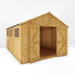 Waltons 15' X 10' Premium Shiplap Apex Workshop -Garden Central Sales Store SI 001 004 0098 15x10 Premium Shiplap Apex Workshop MainDO