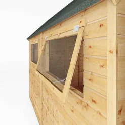 Waltons 10' X 8' Premium Shiplap Tongue And Groove Dutch Barn Garden Workshop Storage Shed -Garden Central Sales Store SI 001 004 0120 10x8 DT Premium Shiplap Dutch Barn DD Detail003