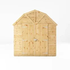 Waltons 10' X 8' Premium Shiplap Tongue And Groove Dutch Barn Garden Workshop Storage Shed -Garden Central Sales Store SI 001 004 0120 10x8 DT Premium Shiplap Dutch Barn DD Front