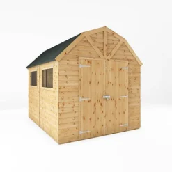 Waltons 10' X 8' Premium Shiplap Tongue And Groove Dutch Barn Garden Workshop Storage Shed -Garden Central Sales Store SI 001 004 0120 10x8 DT Premium Shiplap Dutch Barn DD MainDC