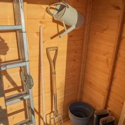 Waltons 3' X 5' Outdoor Windowless Shiplap Tongue & Groove Apex Roof Garden Storage Shed -Garden Central Sales Store SI 001 004 0122 Detail