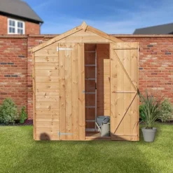 Waltons 3' X 6' Outdoor Windowless Shiplap Tongue & Groove Apex Roof Garden Storage Shed