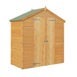Waltons 3' X 6' Outdoor Windowless Shiplap Tongue & Groove Apex Roof Garden Storage Shed -Garden Central Sales Store SI 001 004 0123 WB Angle