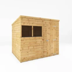 Waltons 8' X 6' Outdoor Tongue & Groove Pent Roof Modular Repositionable Shiplap Garden Storage Shed -Garden Central Sales Store SI 001 004 0125 8x6 Shiplap Pent MainDC