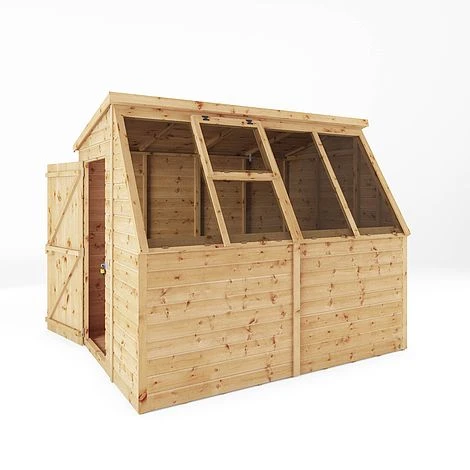 Waltons 8 X 6 Shiplap Single Door Potting Shed Wooden Greenhouse 9 Waltons 8 X 6 Shiplap Single Door Potting Shed Wooden Greenhouse - Image 9