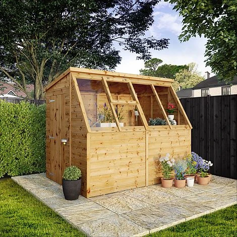 Waltons 8 X 6 Shiplap Single Door Potting Shed Wooden Greenhouse 1 Waltons 8 X 6 Shiplap Single Door Potting Shed Wooden Greenhouse