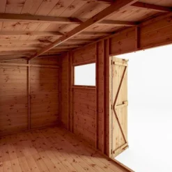 Waltons 14' X 6' Premium Shiplap Pent Roof Garden Shed -Garden Central Sales Store SI 001 004 0130 14x6 Premium Shiplap Pent Detail0021