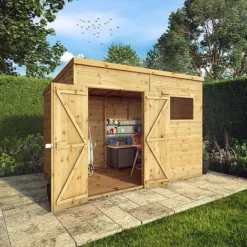 Waltons 10' X 8' Premium Shiplap Pent Roof Garden Shed