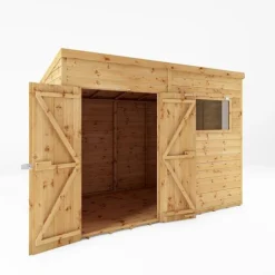 Waltons 10' X 8' Premium Shiplap Pent Roof Garden Shed -Garden Central Sales Store SI 001 004 0131 10x8 Premium Shiplap Pent MainDO