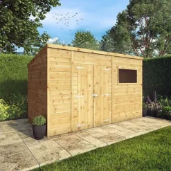 Waltons 12' X 8' Premium Shiplap Pent Roof Garden Shed