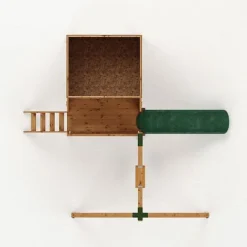 Waltons 5' X 5' Children's Tulip Playhouse With Tower & Activity Set -Garden Central Sales Store SI 002 001 0008 Tulip Playhouse Tower and Slide Activity Plan Studio