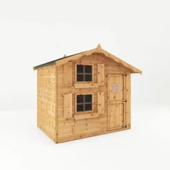 Waltons 7 X 5 Honeypot Snowdrop Apex Wooden Garden Playhouse With Loft -Garden Central Sales Store SI 002 001 0015 Double Story Snowdrop Playhouse MainDC