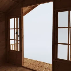 Waltons 8' X 8' Apex Summerhouse With Veranda -Garden Central Sales Store SI 003 001 0005 8x8 Wessex Summerhouse Detail002