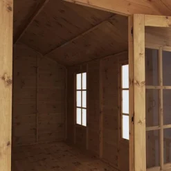 Waltons 12' X 8' Apex Summerhouse With Veranda -Garden Central Sales Store SI 003 001 0007 12x8 Wessex Summerhouse Detail004