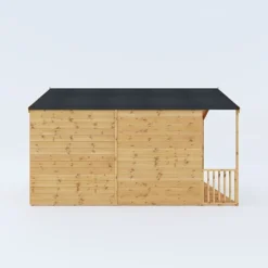 Waltons 12' X 8' Apex Summerhouse With Veranda -Garden Central Sales Store SI 003 001 0007 12x8 Wessex Summerhouse Left
