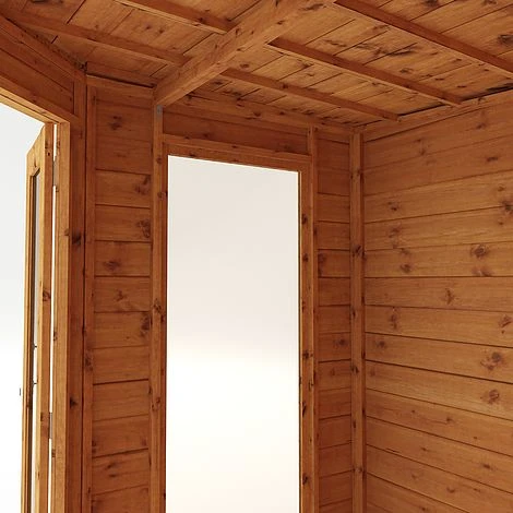 Waltons 7 X 7 Wooden Outdoor Shiplap Tongue And Groove Premier Corner Garden Summerhouse 5 Waltons 7 X 7 Wooden Outdoor Shiplap Tongue And Groove Premier Corner Garden Summerhouse - Image 5