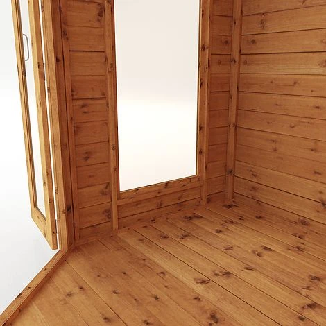 Waltons 7 X 7 Wooden Outdoor Shiplap Tongue And Groove Premier Corner Garden Summerhouse 6 Waltons 7 X 7 Wooden Outdoor Shiplap Tongue And Groove Premier Corner Garden Summerhouse - Image 6