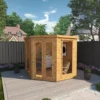 Waltons 7 X 7 Wooden Outdoor Shiplap Tongue And Groove Premier Corner Garden Summerhouse