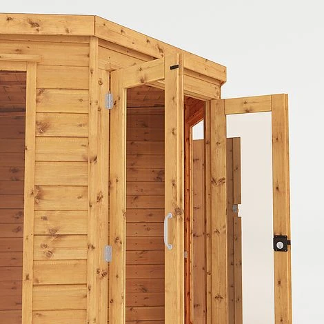 Waltons 11' X 7' Corner Summerhouse With Side Shed 5 Waltons 11' X 7' Corner Summerhouse With Side Shed - Image 5