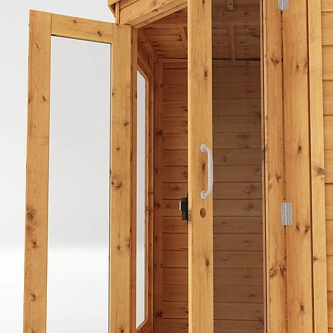 Waltons 11' X 7' Corner Summerhouse With Side Shed 7 Waltons 11' X 7' Corner Summerhouse With Side Shed - Image 7