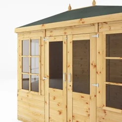 Waltons 8' X 6' Hip Roof Summerhouse -Garden Central Sales Store SI 003 001 0082 8x6 Clover Summerhouse Detail003