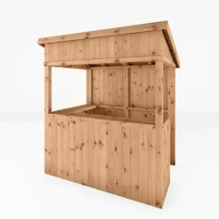 Waltons 6' X 4' Premium Pressure Treated Garden Bar - 2 Styles Available -Garden Central Sales Store SI 003 001 0092 Pressure Treated Pent 4x6 Bar Detail0041