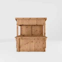 Waltons 6' X 4' Premium Pressure Treated Garden Bar - 2 Styles Available -Garden Central Sales Store SI 003 001 0094 Pressure Treated Pent 4x6 Bar with Shutter Pack Front