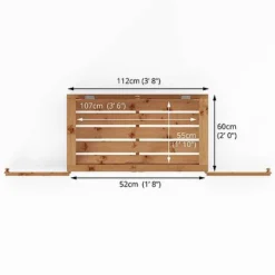 Waltons 4 X 2 Traditional Wooden Mini Greenhouse Potting Shed -Garden Central Sales Store SI 004 001 0028 Floor Plan