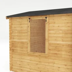 Waltons 2.6m X 3.3m 19mm Log Cabin -Garden Central Sales Store SI 006 001 0021 2.6mx3.3m Log Cabin 19mm Studio Detail002