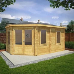 5m X 3m Corner Lodge Grande - 28mm Double Glazed