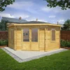 4m X 4m Corner Cabin - 28mm Double Glazed