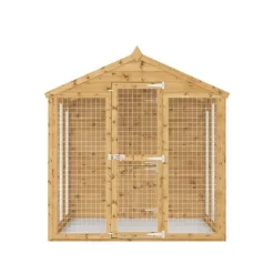 Waltons 10' X 6' Dog Kennel And Run -Garden Central Sales Store SI 010 001 0006 10x6 Dog Run Extension and Floor Pack Front 2