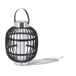Idooka Large Chrome Solar Lantern -Garden Central Sales Store SOLAR LANTERNS.LARGE .Main