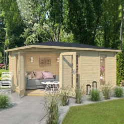 Scotland 2 Corner Summerhouse 2.8m X 4.48m