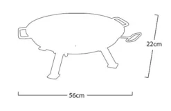 Idooka Fire Pit Bowl -Garden Central Sales Store Silhouette13