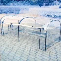 Idooka Polytunnel And Pop Up Greenhouse Cold Frame - Hoops Grow Tunnel -Garden Central Sales Store Snowy20Patio