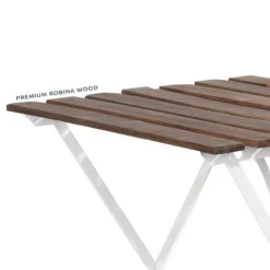 Idooka Acacia Wood Bistro Set -Garden Central Sales Store Table20Close20Up