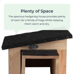 Idooka Waterproof Hedgehog House Garden Shelter Hedgehog Hotel -Garden Central Sales Store VH2000300.Space