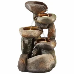 Serenity Tumbling Rocks Water Feature -Garden Central Sales Store WEBG38731