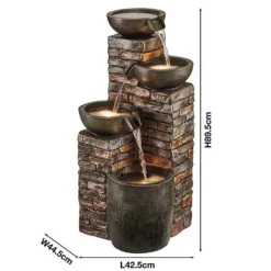Serenity Pouring Bowls Water Feature -Garden Central Sales Store WEBG38772
