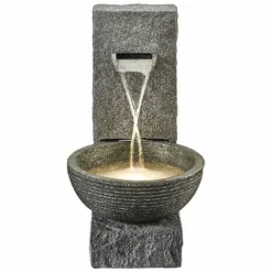 Serenity Stone-Effect Cascading Water Bowl Water Feature -Garden Central Sales Store WEBG3880
