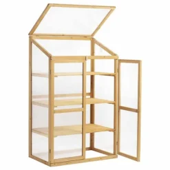 Garden Grow Three-Tier Wooden Cold Frame -Garden Central Sales Store WEBG39192